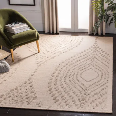 Safavieh Bella Hand Made Area Rug, Sand / Brown Contemporary Style Non-shedding In Neutral