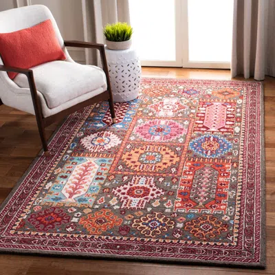 Safavieh Bellagio Hand Made Area Rug, Brown / Rust Traditional Style Non-shedding