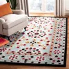 Safavieh Bellagio Hand Made Area Rug, Light Blue / Black Bohemian Style Non-shedding In Multi