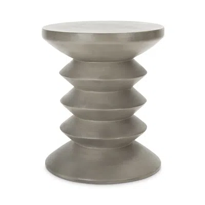 Safavieh Benaya Outdoor Concrete Accent Table In Gray