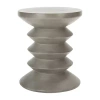 Safavieh Benaya Weather Resistant Cement Side Table In Gray