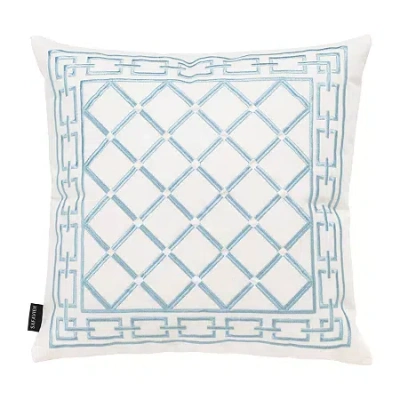 Safavieh Bentra Square Throw Pillow In Blue