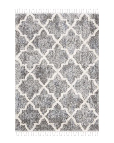 Safavieh Berber Fringe Shag Polypropylene Rug In Gray