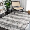 Safavieh Berber Shag Machine Made Area Rug, Charcoal / Grey Shag / Flokati Style Easy Care In Gray