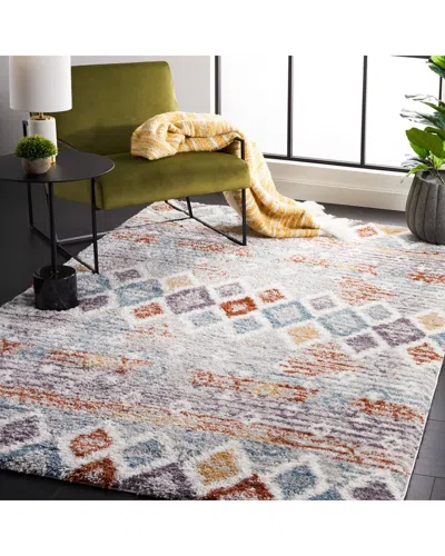Safavieh Berber Shag Rhonda Power Loomed Rug In Blue
