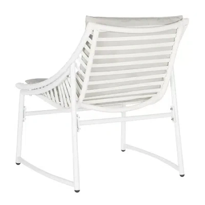 Safavieh Berkane Patio Collection 4-pc. Conversation Set Weather Resistant In White