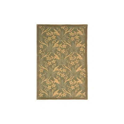 Safavieh Berkeley Berkley Wool Pile Floral Rug In Blue