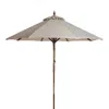 Safavieh Bethany 9 Ft Wooden Umbrella In Beige