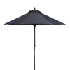 Safavieh Bethany 9 Ft Wooden Umbrella In Gray