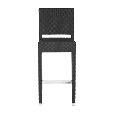 Safavieh Bethel Patio Collection Bar Stool In Black