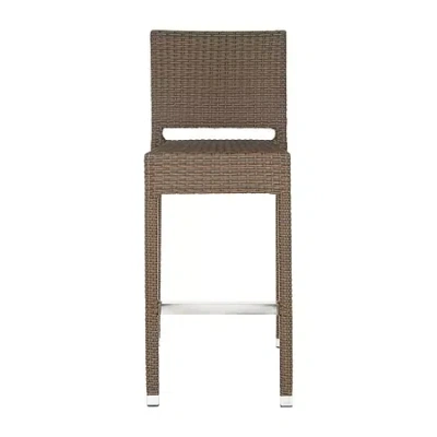 Safavieh Bethel Patio Collection Bar Stool In Brown