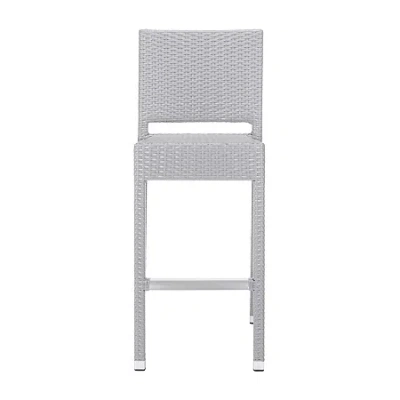 Safavieh Bethel Patio Collection Bar Stool In Gray