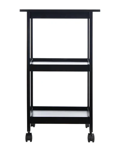 Safavieh Bevin Black 2 Shelf Kitchen Cart