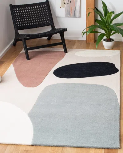 Safavieh Birch Hand-tufted Rug, 5' X 8' In Beige, Black