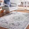 Safavieh Blair Washable Machine Made Area Rug, Beige / Grey Navy Traditional Style Machine Washable Easy Care In Blue