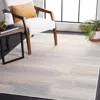 Safavieh Blair Washable Machine Made Area Rug, Grey / Beige Contemporary Style Machine Washable Easy Care In Neutral