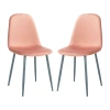 Safavieh Blaire Modern Diining Chair - Set Of 2 In Pink