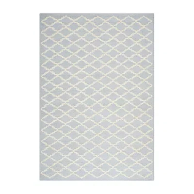 Safavieh Blake Geometric Hand-tufted Wool Rug In Blue