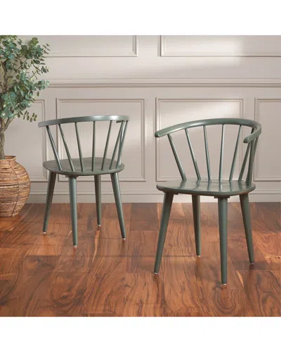 Safavieh Blanchard Side Chair In Green