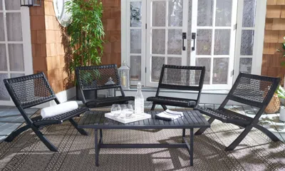 Safavieh Blaze Living Set In Black