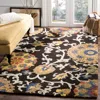 Safavieh Blossom Hand Made Area Rug, Charcoal / Multi Traditional Style Non-shedding In Multi
