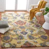 Safavieh Blossom Hand Made Area Rug, Gold / Multi Traditional Style Non-shedding In Multi