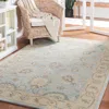 Safavieh Blossom Hand Made Area Rug, Grey / Multi Traditional Style Non-shedding In Blue