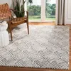 Safavieh Blossom Hand Made Area Rug, Ivory / Grey Contemporary Style Non-shedding