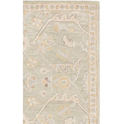 Safavieh Blossom Hand Tufted Wool Moroccan Indoor Rug In Sage,beige