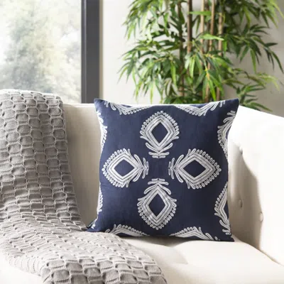 Safavieh Blossom Pillow In Blue