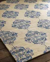Safavieh Blue Medallions Rug, 9' X 12'