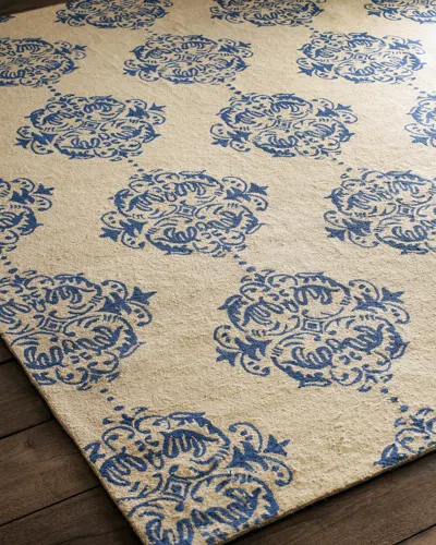 Safavieh Blue Medallions Rug, 9' X 12'