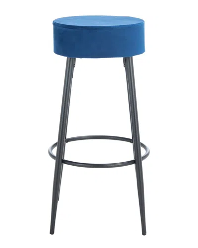 Safavieh Bohden Round Counter Stool In Navy