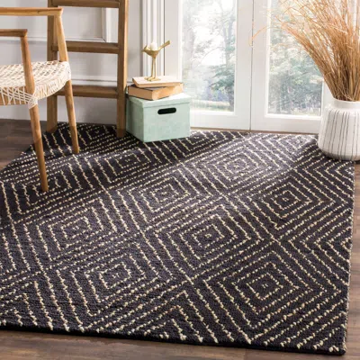 Safavieh Bohemian Hand Made Area Rug, Black / Ivory Contemporary Style Non-shedding In Pattern