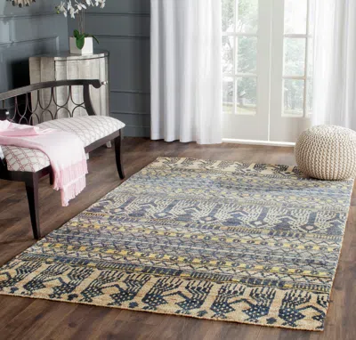 Safavieh Bohemian Hand Made Area Rug, Blue Bohemian Style Non-shedding In Multi