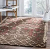 Safavieh Bohemian Hand Made Area Rug, Dark Brown / Multi Bohemian Style Non-shedding In Brown