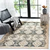 Safavieh Bohemian Hand Made Area Rug, Grey / Beige Bohemian Style Non-shedding In Green