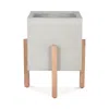Safavieh Borsla Planter In Light Gray