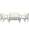 Safavieh Fresno 4pc Outdoor Living Set In Beige