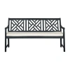 Safavieh Bradbury Wood Patio Bench In Gray