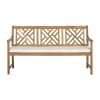 Safavieh Bradbury Wood Patio Bench In Sand