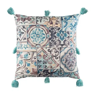 Safavieh Branda Square Throw Pillow In Multi