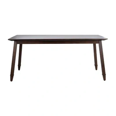 Safavieh Brayson Collection Rectangular Wood-top Dining Table In Brown