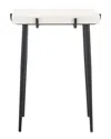 Safavieh Bremen Marble Side Table In White