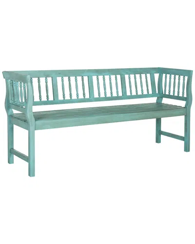 Safavieh Brentwood Bench In Blue