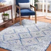 Safavieh Brentwood Machine Made Area Rug, Blue / Ivory Traditional Style Easy Care