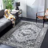 Safavieh Brentwood Machine Made Area Rug, Grey / Black Traditional Style Easy Care In Gray