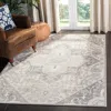 Safavieh Brentwood Machine Made Area Rug, Grey / Cream Traditional Style Easy Care In Gray