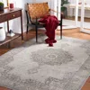 Safavieh Brentwood Machine Made Area Rug, Grey / Light Grey Traditional Style Easy Care In Gray