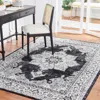 Safavieh Brentwood Machine Made Area Rug, Ivory / Black Traditional Style Easy Care In Multi